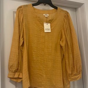 Gold Long Sleeve Top